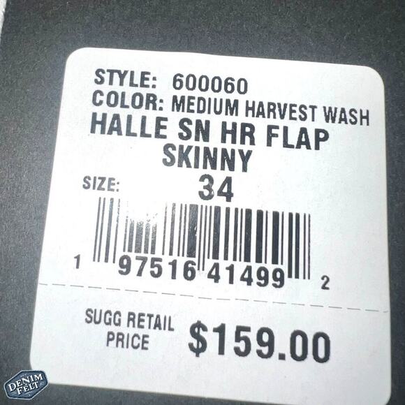 True Religion Women’s HALLE HIGH-WAISTED SUPER SKINNY BLUE DENIM JEANS | NEW!! - Picture 10 of 16